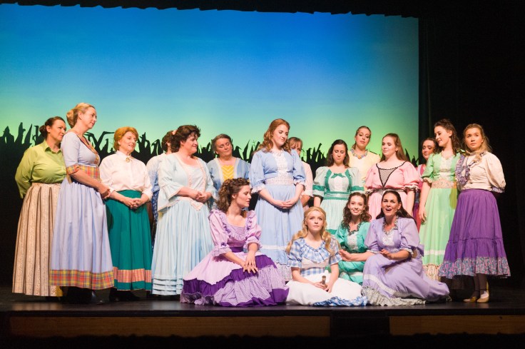 Female cast of Oklahoma! Photo by Michelle Thomas at Christopher Thomas Photography